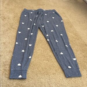BP Blue Heart Print Pajama Pants